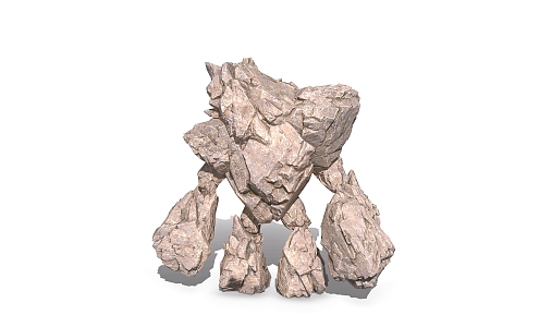 Stone Monster Stone Man Rock Monster Game Character 3d model