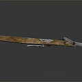 Crossbow Mechanical Crossbow Shift Bow and Arrow Shoot Far Equipment Weapons High-tech Crossbow 3d model