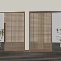 sliding door 3d model