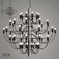 Modern chandelier chandelier 3d model