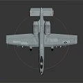 Modern Fighter Lightning Attack Aircraft Lightning Attack Aircraft 3d model