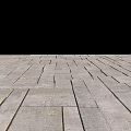 Stone Tiled Ground Surface with Neatly Arranged Orderly Laid Pavers Design