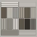 Decorative Wall Panels With Various Styles Colors Textures And Modern Designs 3d model