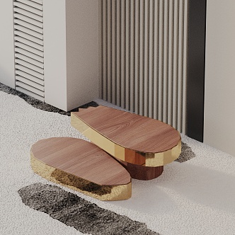 Modern coffee table 3d model