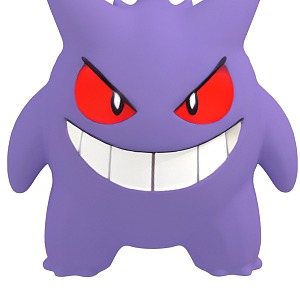 Cartoon Anime Pokemon Geng Ghost Character Elf 3d model