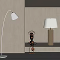 Modern lighting combination floor lamp 3d model