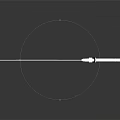 Sleek Sword With Metal Blade And White Scabbard Showcased On Dark Background