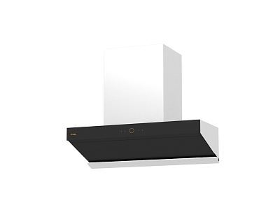 modern hood range hood 3d model