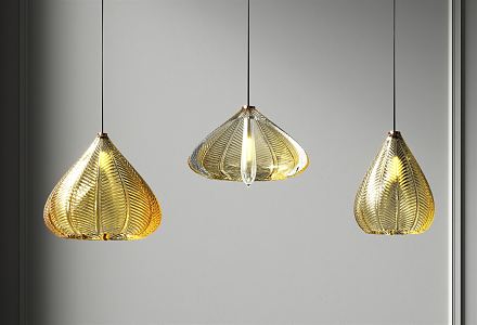 Modern chandelier 3d model