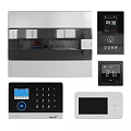 Various Household Appliances With Digital Control Panels Smart Displays And Touch Buttons