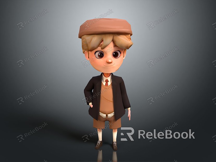 Modern game character child child child child child child child child child model