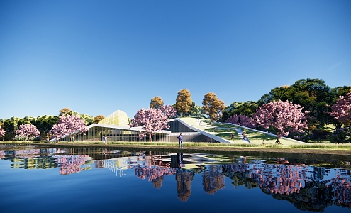 Modern Pavilion 3d model