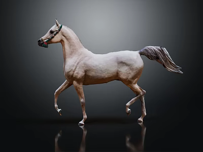Modern Horse Big Horse Mustang 3d model