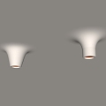 Plaster lamp Ceiling lamp 3d model