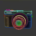 DSLR Camera Card Machine Digital Camera Digital Camera Photographic Equipment 3d model