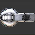 Modern Sci-Fi Equipment Mechanical Equipment Space-Time Module Sci-Fi Components High-Tech Components Sci-Fi Items 3d model