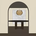 Quiet Table Round Table 3d model