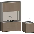 Modern Kitchen Interior With Light Wood Cabinets Stove And Sink Design