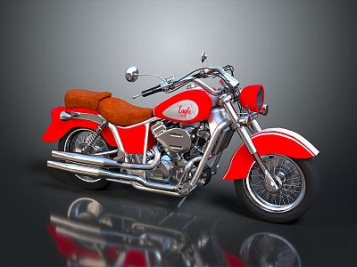 Motorcycle two-wheeled motorcycle off-road motorcycle road race motorcycle motor vehicle transport 3d model