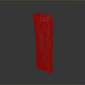 Tall Wood And Stone Decorative Sculpture With Natural Texture And Unique Design