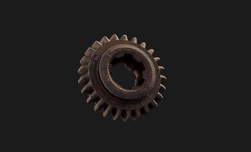 industrial LOFT gear machine parts gear 3d model