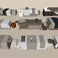 Elegant Modern Luxury Massage Beds With Different Styles And Various Accessories