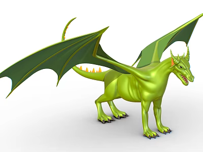 Modern Qinglong Gathering Monster Flying Qinglong 3d model