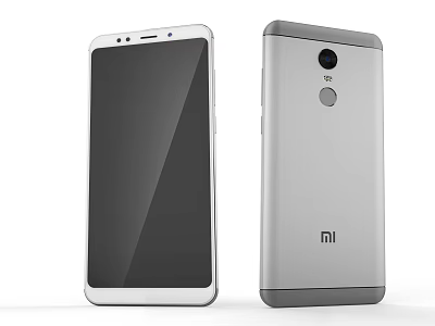 Xiaomi Mobile Phone Front And Back Design With Large Screen Rear Camera And Fingerprint Sensor 3d model