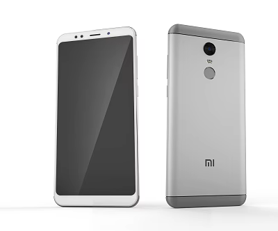 Xiaomi Mobile Phone Front And Back Design With Large Screen Rear Camera And Fingerprint Sensor 3d model