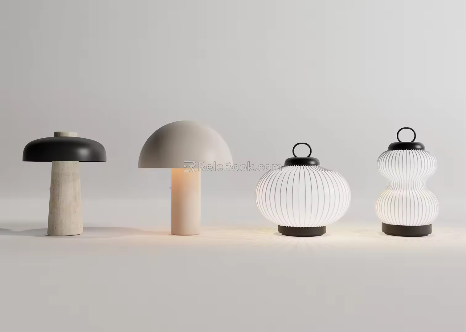 Modern table lamp 3d model