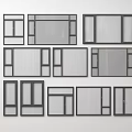 modern windows windows windows casement windows doors and windows floor-to-ceiling windows sliding windows 3d model