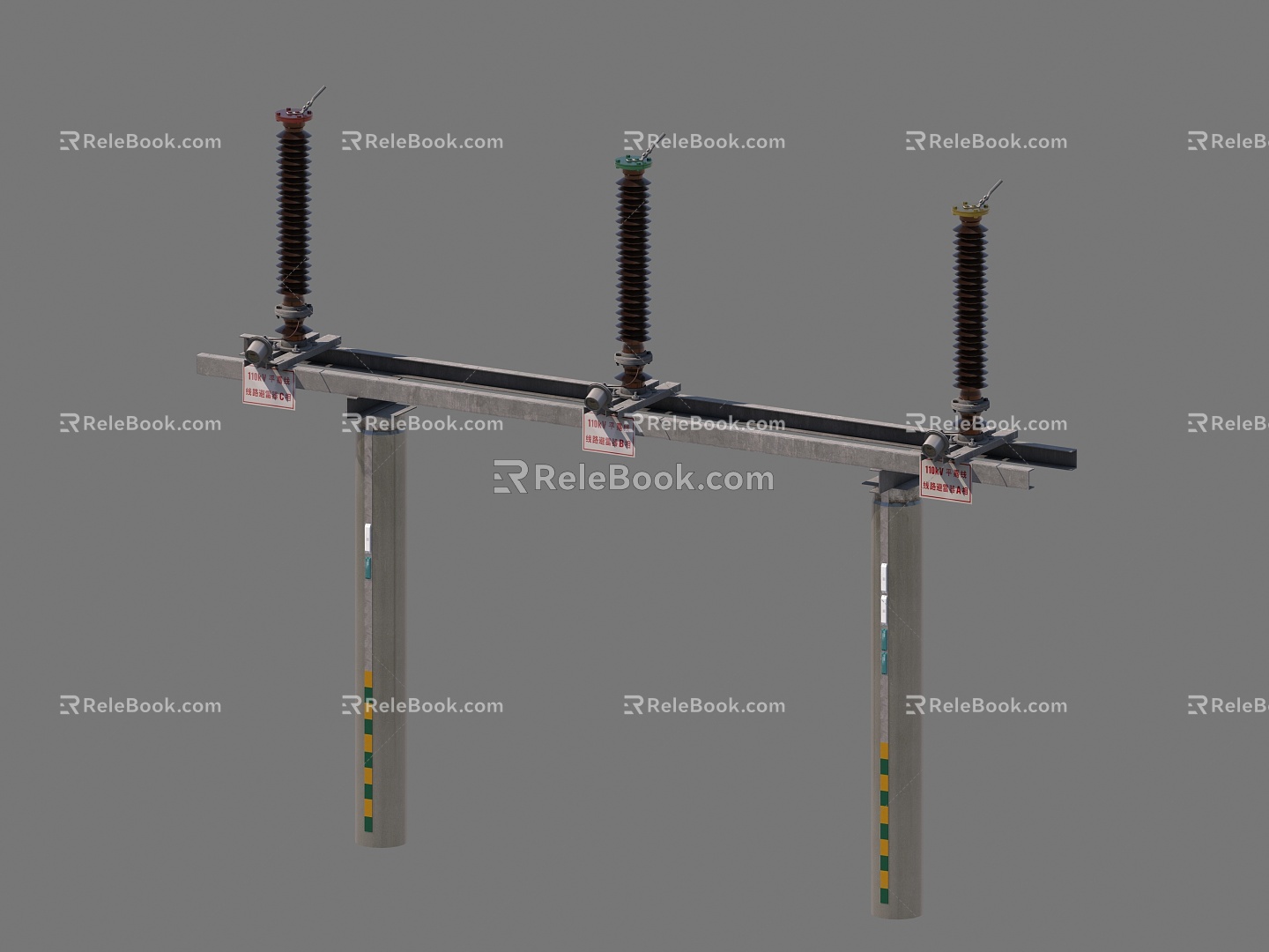 Lightning arrester 3d model