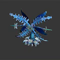modern cell cryoprecipitate coagulation factor eukaryotic cell cross section cell structure 3d model