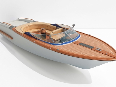 Modern Style Speedboat 3d model