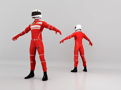 Modern Man Racer 3d model