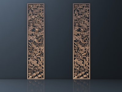 Chinese Carved Hardware All Kinds of Carved All Kinds of Carved 3d model