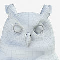 Modern Owl 3d model