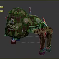 Modern Mechanical Dinosaur Machine Dinosaur Mechanical Monster Machine Monster 3d model