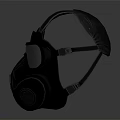 Fire Safety Equipment Protective Gas Mask with Clear Visor and Secure Straps
