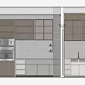 Modern Kitchen Interior Design With Light Wood Cabinets White Countertop And Island