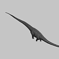 Game Movie Character Sauropod Dinosaur With Long Neck And Realistic Skin Texture