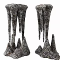 Garden Rock Ornaments With Various Shapes And Natural Rough Texture For Landscape Decoration