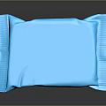 Blue Plastic Food Package For Snacks With Sealed Design And Freshness