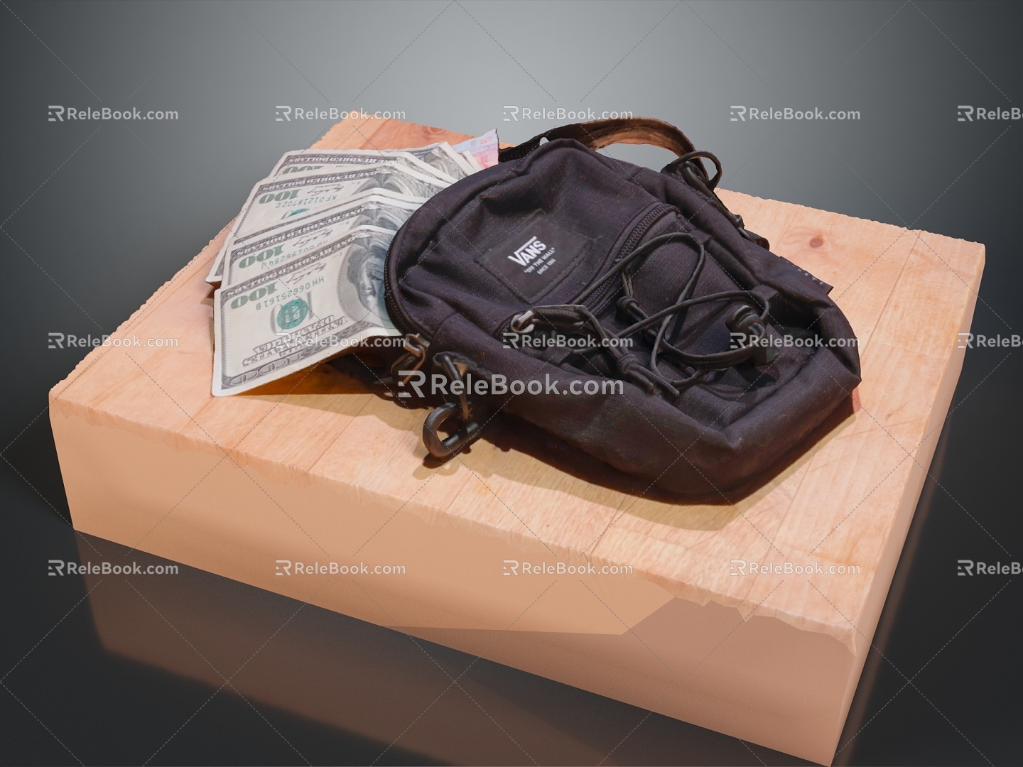 US Dollar Bills US Dollar Banknotes Paper Banknotes Articles 3d model