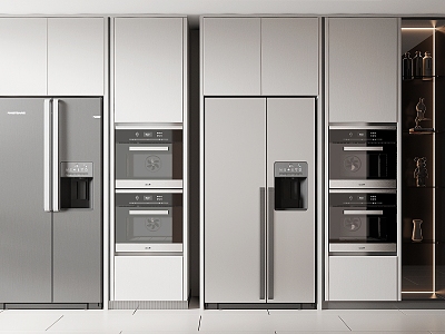 Modern Kitchen Appliances Refrigerator model