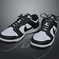 Comfortable Black And White Casual Sneakers With Lace Up Design And White Sole