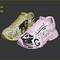 Fashionable Black White Graffiti Printed Casual Sneakers For Daily Wear