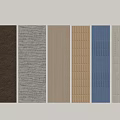 Wall Panels Samples Showcase Various Materials Colors Textures And Shades Collection 3d model