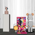 Modern Sculpture Sketches Ornaments Structures Landscape Sketches Landscape Structures 3d model