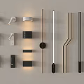 Modern Wall Lamp Spotlight Reading Lamp Linear Wall Lamp 3d model